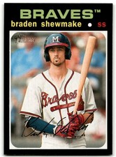 2020 Topps Heritage Minor League #104 Braden Shewmake Mississippi Braves