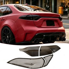 Smoked Black Rear Tail Light Cover Guard For 2020-26 Toyota Corolla All Sedan