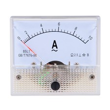 AC 0-10A Analog Panel Ammeter Gauge Ampere Current Meter 85L1