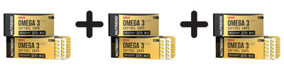 3 x Nutrend Omega 3 Plus - 120 caps (180,42 EUR/kg)