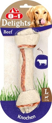 Delights Beef Knochen L  gesunder Kauknochen für sensible große Hunde, hochwe...