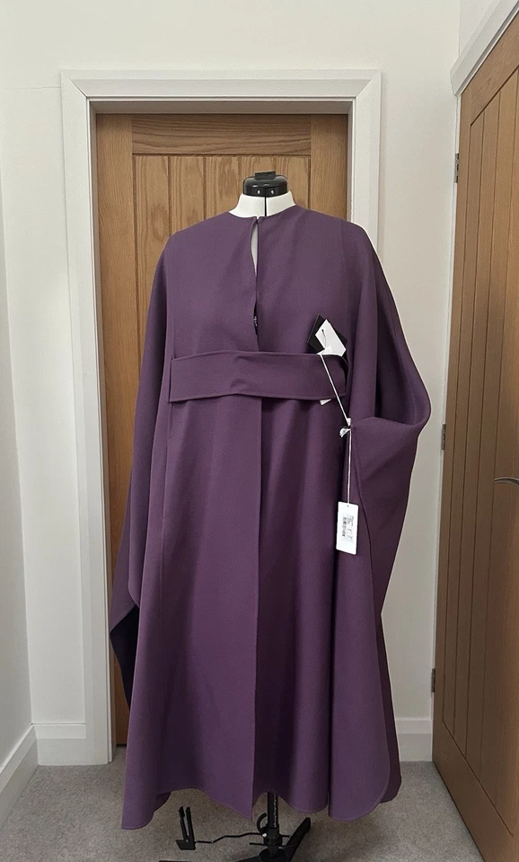 VALENTINO Belted wool Purple Cape  (BRAND NEW WITH TAGS) - Image 4 of 4