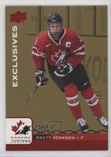 2017 Upper Deck Team Canada Juniors Exclusives Red 54/199 Brett Howden #84 3vx