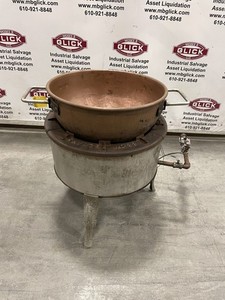 Savage 33 Gas Candy Stove Cooker w/ 24" Copper Kettle