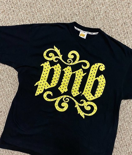 Vintage 90s PNB Nation Rap Hip Hop Shirt XXL Bling Nas Eminem Biggie Supreme Black - Bild 2 von 10