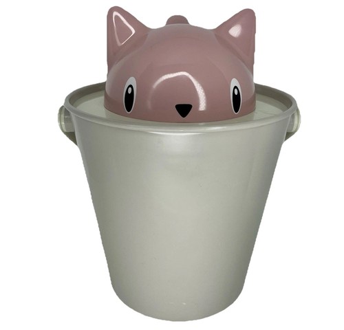 United Pets Pink Cat Food Storage Container With Lid & Scoop Stefano Giavannoni