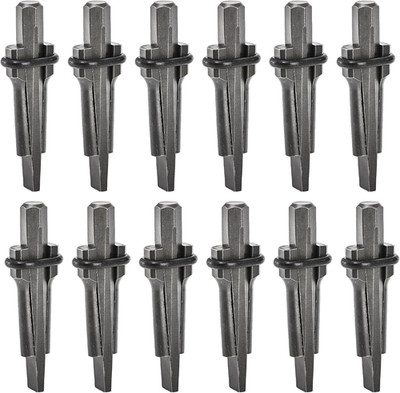 12 Pack Wedge and Feather Shims, 5/8 Inches Heavy Duty Rock Splitting
