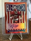 2021 Leaf Valiant - All-American Orange #AA-JW1 Jaylen Waddle /50 (AU, RC)