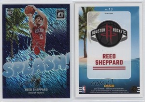 2024 Panini Donruss Optic Splash! Purple Shimmer Prizm Reed Sheppard Rookie RC