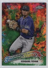 2023 Topps Chrome Logofractor Edition Green Refractor 80/99 Ezequiel Tovar 1j2