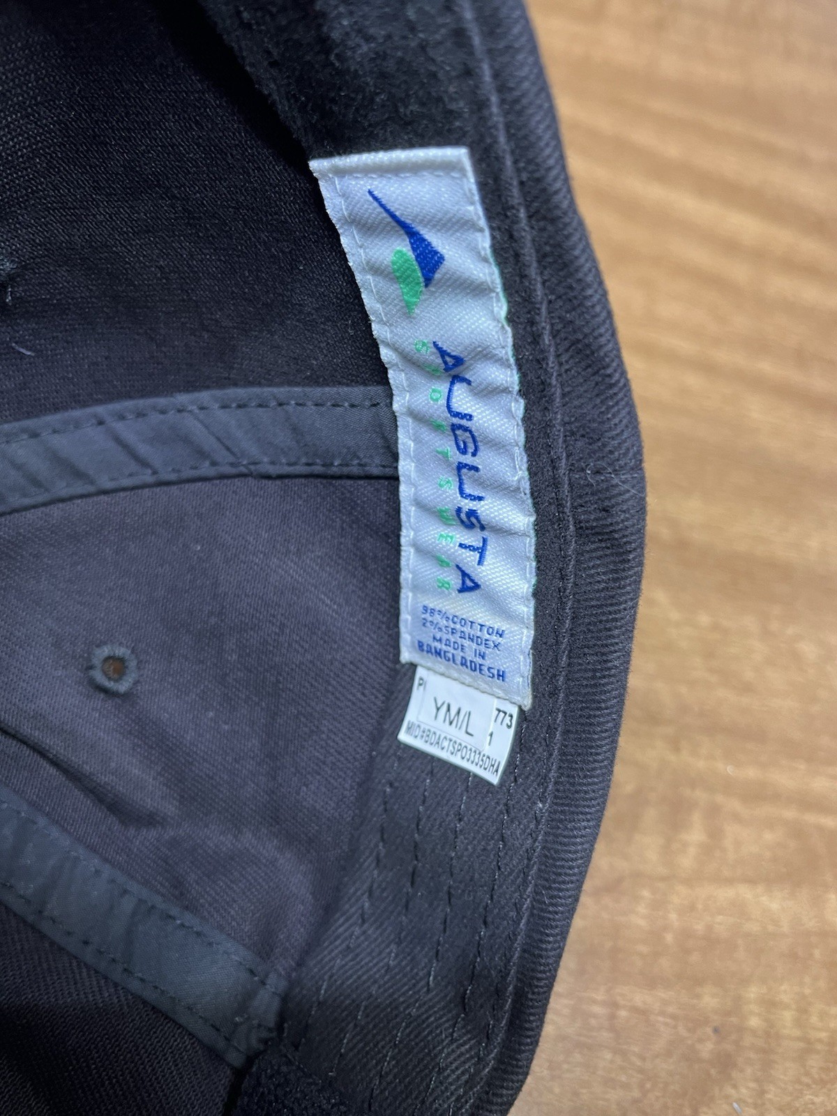 Youth Medium Large Plain Blank Solid Black August… - image 6