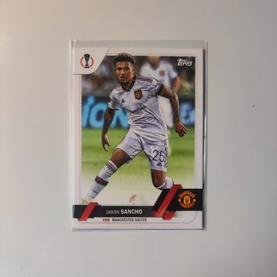 2022-23 Topps Chrome Flagship Champions League Jadon Sancho Base Basis 186