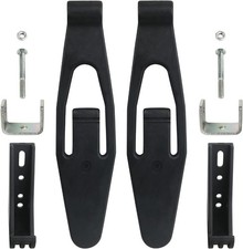 Hood Latch Strap with Catch Bracket Kit 2 Pack Compatible Kenworth 2 SET