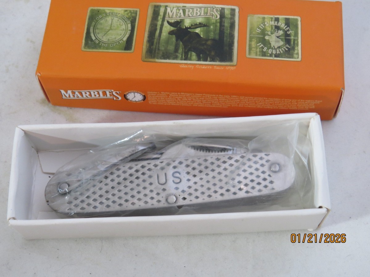 Marbles MR278 Stainless Gi Utility Can Bottle Opener Screwdriver