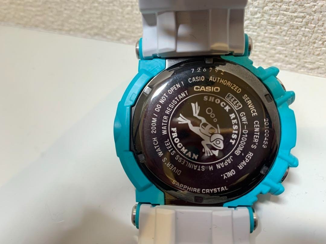 【腕時計】CASIO/G-SHOCK GWF-D1000MB-3JF Mint CASIO G-SHOCK GWF-D1000MB-3JF FROGMAN MARINE BLUE Men's