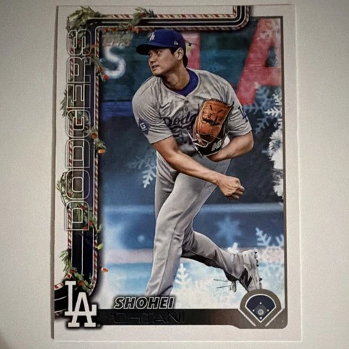 2025 Topps Holiday Shohei Ohtani #H1 Los Angeles Dodgers Baseball Card