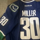 Reebok Vancouver Canucks Miller #30 Autographed NHL Jersey — photo 4