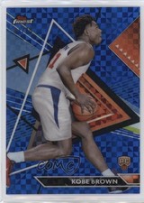 2023 Topps Finest Uncommon Blue Checkerboard Refractor 31/75 Kobe Brown #194 3hd