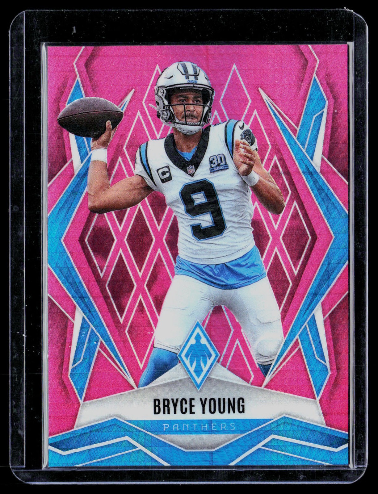2025 Panini Phoenix #148 Bryce Young Pink Hyper Prizm #/299