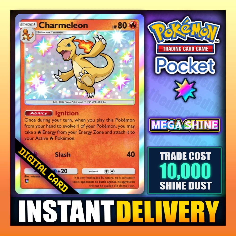 Charmeleon Pokémon TCG Individual Collectible Card Game Cards in