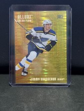 25-26 UD Allure Hockey Jimmy Snuggerud RC Color Flow Orange-Yellow Spectrum /299