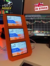 Triple 3 x Nerdminer V2 Mining Rig - Bitcoin Lottery Miner - UK LAGER
