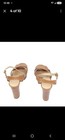 Michael Kors Womens Jessie Sandals Brown Platform Heels Buckle Eyelet 6 5  New — photo 4