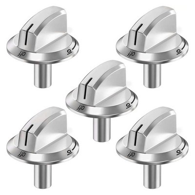 PC+ABS 5pcs Stove Knob Replacement For Frigidare Gas Range Burner Accessories