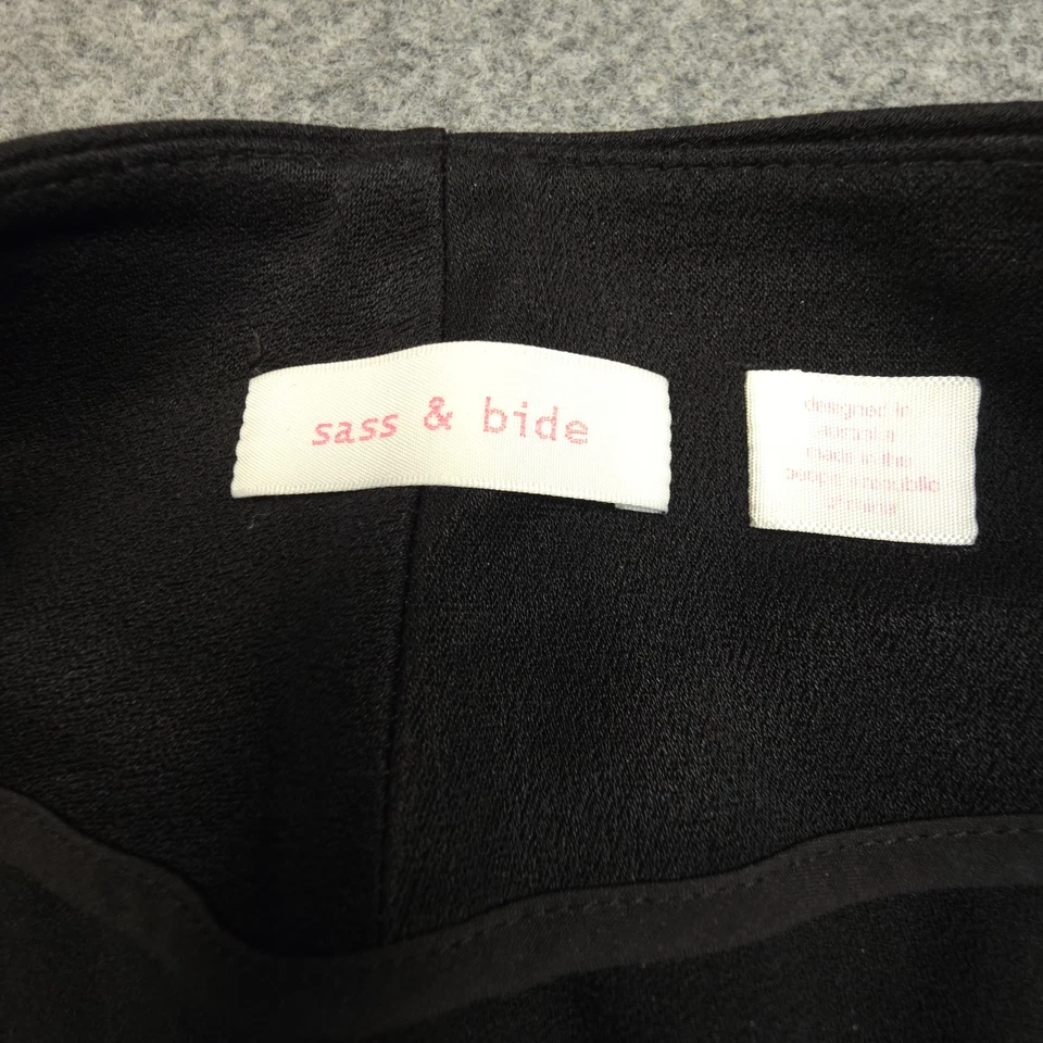 Sass & Bide pants womens 28 black high waist dress pant business Size 28 — 第 3/4 张图片