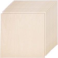 12 Pack 12 x 12 x 1/16 Inch-2 mm Thick Basswood Sheets for 12 x 12 inch
