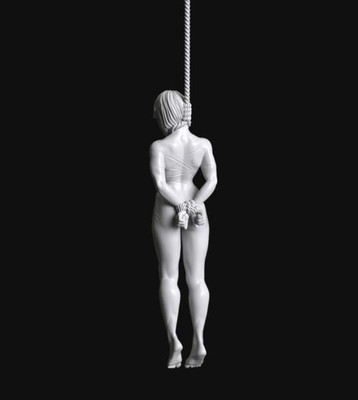 Manufaktura Miniatures Hanged Petite Figured Naked Female Gen Enhanced Prisoner
