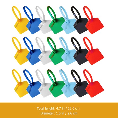 120 Pcs Nylon Cable Tie Label Tag Zip Ties Heavy Duty Labels Wire Tags - Afbeelding 5 van 12