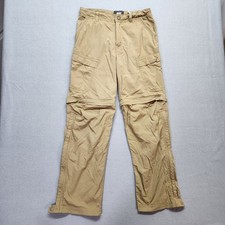 REI Coop Kids Cargo Pants Zip Off Shorts M 10-12 Flaw