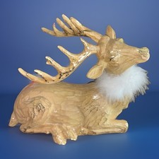Resin Gold Metallic Stag Christmas Deer Tabletop Decor
