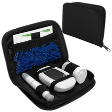 Diabetes Supply Case Diabetic Organizer Carrying Kit Glucose Monitor Portable
