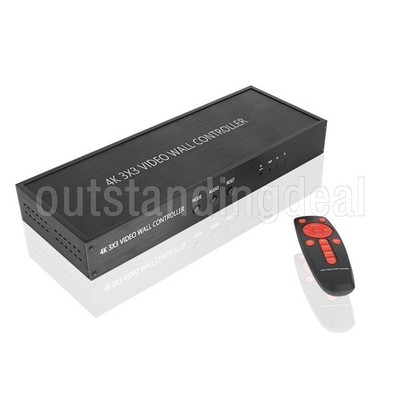 NK-BT88 4K 3x3 Video Wall Controller With Controller Supports 1CH Input 9CH Out