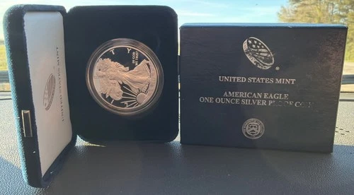 2017-W Proof $1 American Silver Eagle Box, OGP