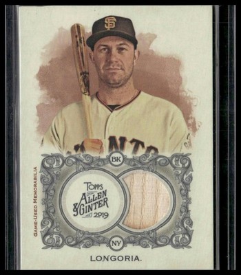 2019 Topps Allen & Ginter #FSRB-EL Evan Longoria Full-Size Relics B