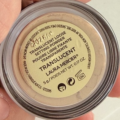 LAURA MERCIER Mini Translucent Loose Setting Powder Light .17 oz New