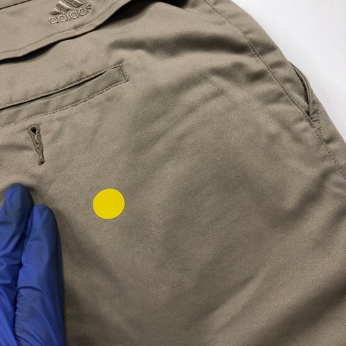 Adidas 40 (Fit 40W) Golf Flat Front Chino 9" Shorts Beige PLS READ - Picture 8 of 10