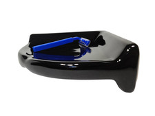 Vintage Black Ceramic Tile Shower Corner Tray Soap Dish Ledge Shampoo Holder