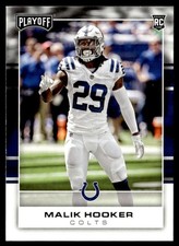 2017 Panini Playoff Malik Hooker Rookie Indianapolis Colts #248