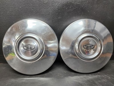 1972 - 1979 Ford Torino LTD Dog Dish  Wheel Cover Center Cap Poverty Pair 2 OEM