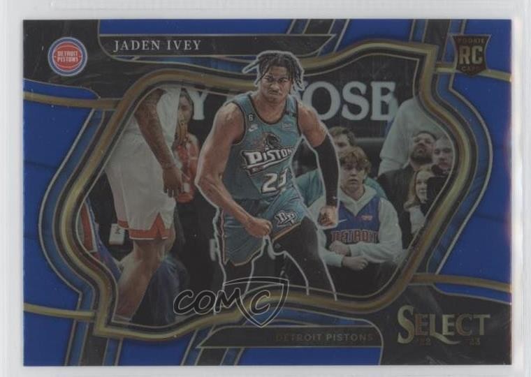2022-23 Panini Select Courtside Blue Prizm Jaden Ivey #298 0ft3