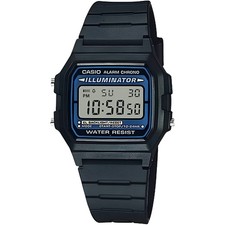 Casio Men's Quartz Illuminator Alarm Chronograph Digital 35mm Watch F105W-1A