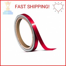 Vvivid Gloss Metallic Red Air-release Adhesive Vinyl Pinstripe Tape Roll Inch