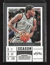 2017 Panini Contenders Draft Picks Kawhi Leonard Diamond #28 card