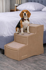 Easy Step III Pet Stairs, 3 Step for Cats/Dogs, Removable Washable Carpet Treads