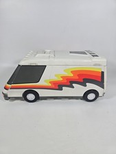 Vintage 1991 Micro Machines Super Van City Galoob Fold-Out Playset + Cars