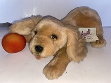 Avanti Baby Cocker Spaniel Pup Plush Playing With Ball 1985 Applause With Tags